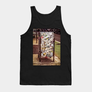 Street Art Stickers Tag Graffiti NYC Tank Top